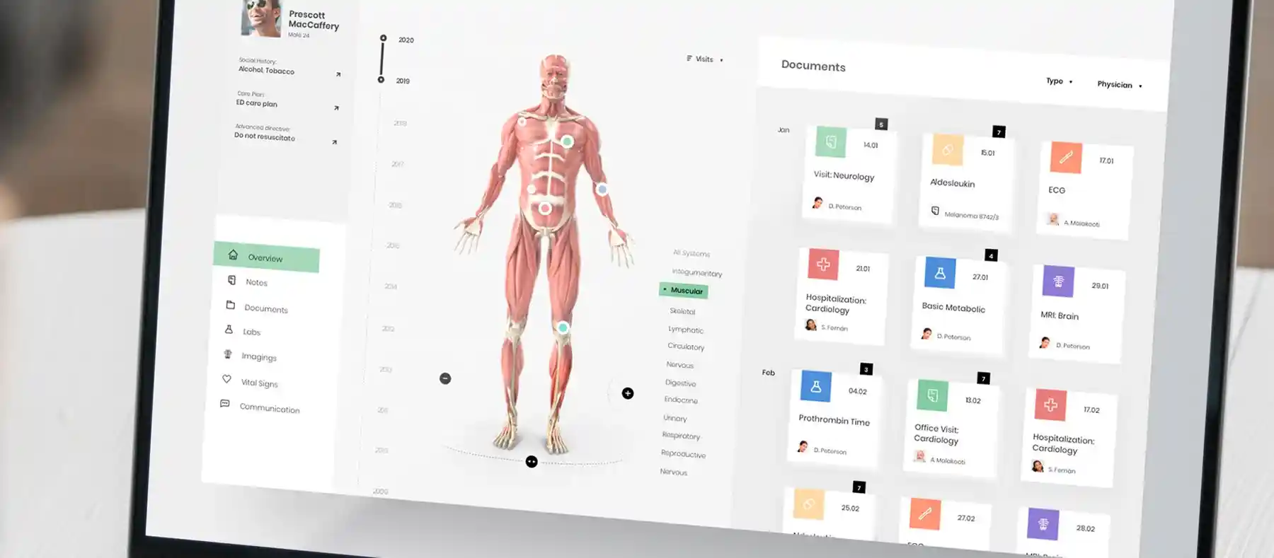 Electronic health record (EHR) software